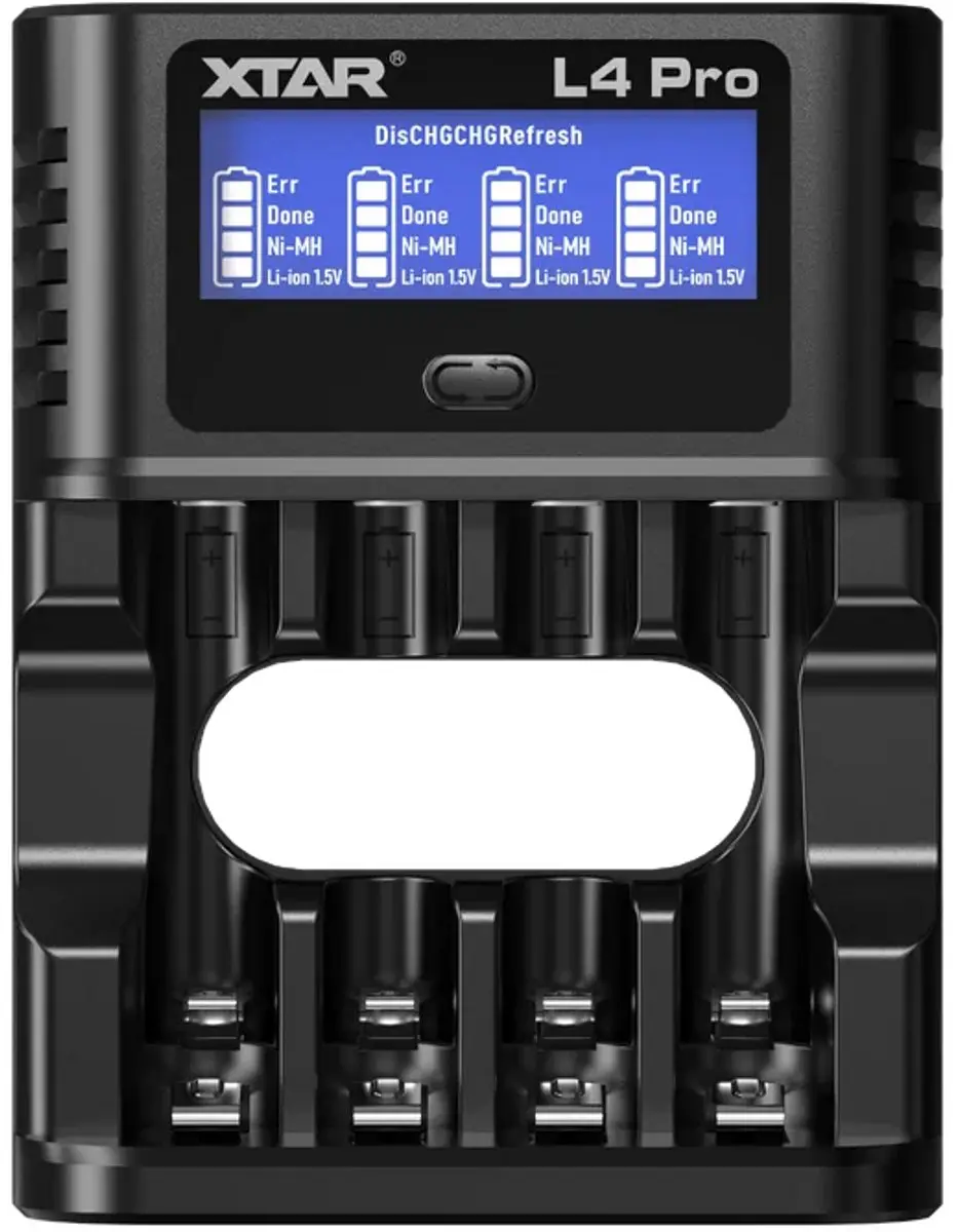 Xtar L4 Pro Universele Smart Batterijlader AA/AAA