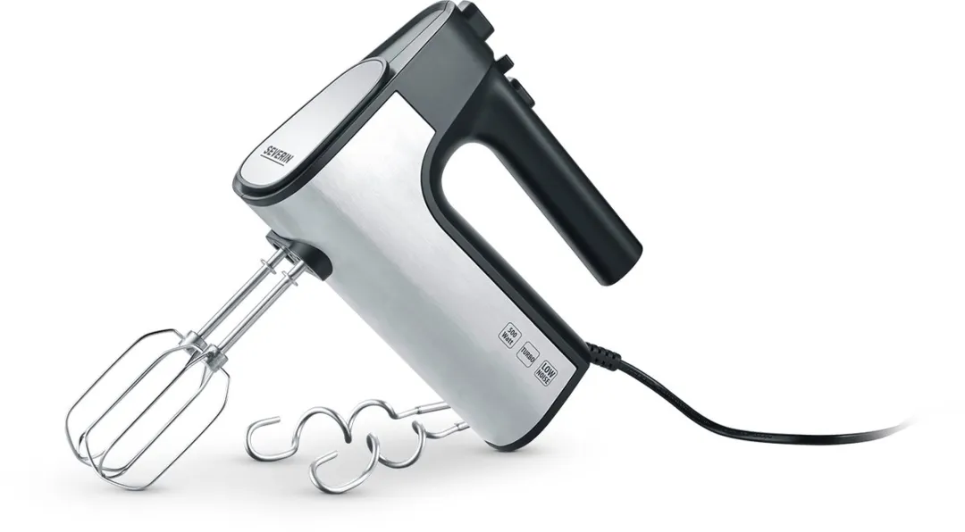 Severin HM3841 Handmixer 500W - Zwart/Roestvrijstaal