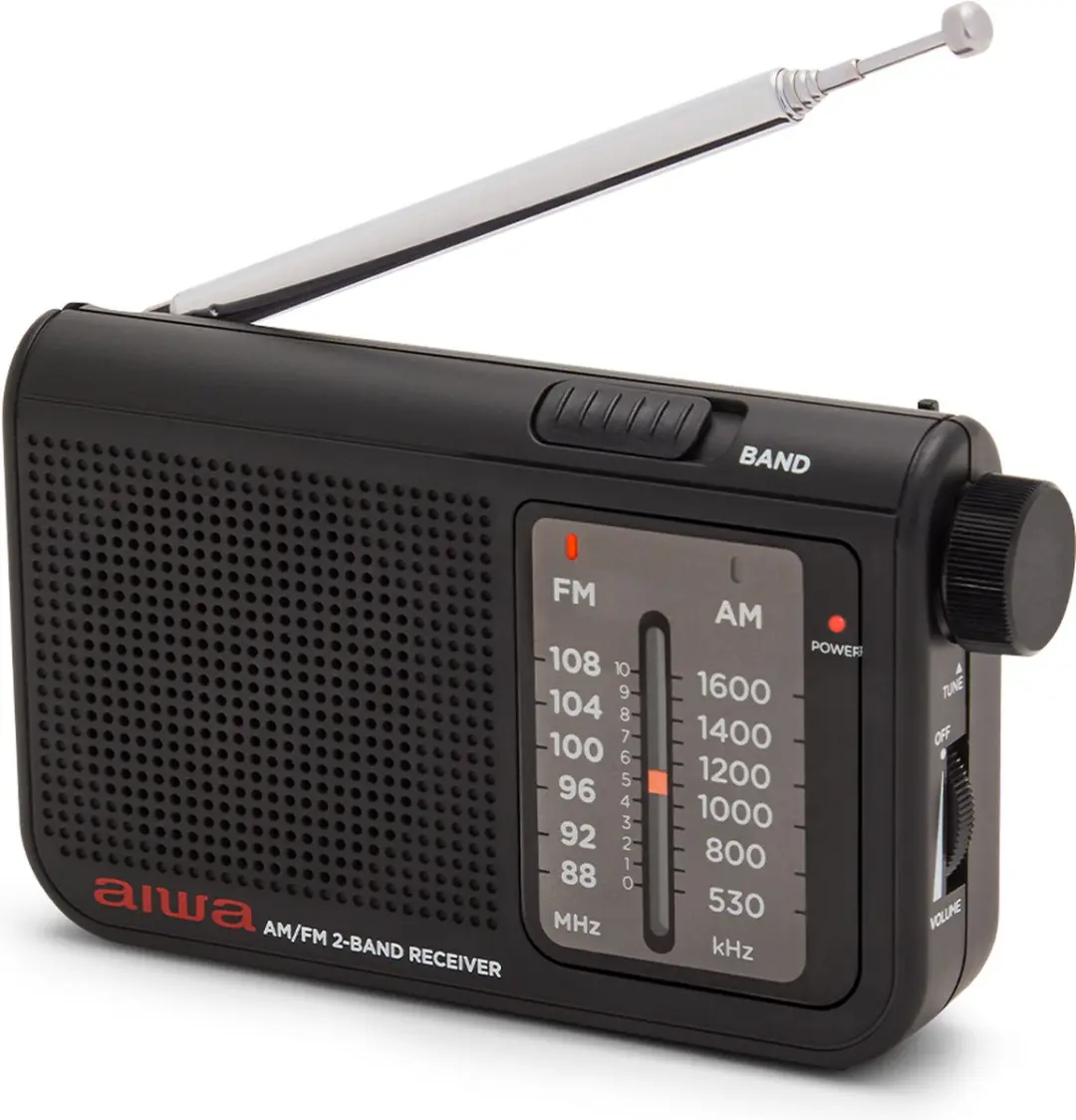 Aiwa RS-55BK Transistorradio - Zwart - afbeelding 4 van 6