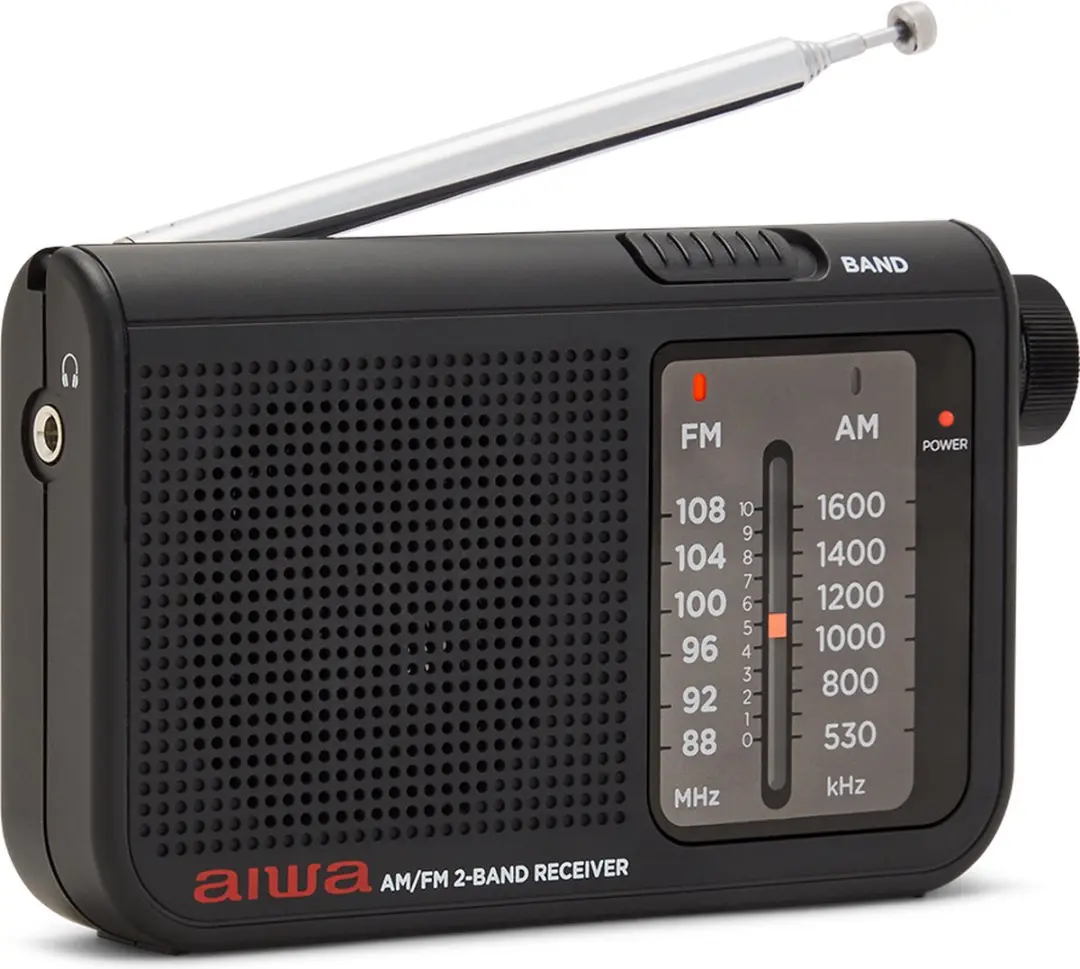 Aiwa RS-55BK Transistorradio - Zwart - afbeelding 6 van 6
