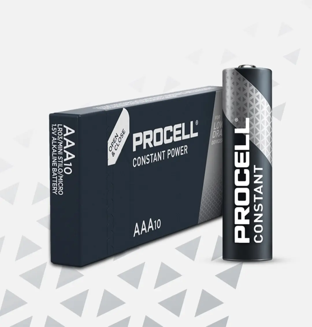 Duracell Procell-Constant-AAA-cell-2400, LR03 AAA Doos 5 x 10 stuks (50)