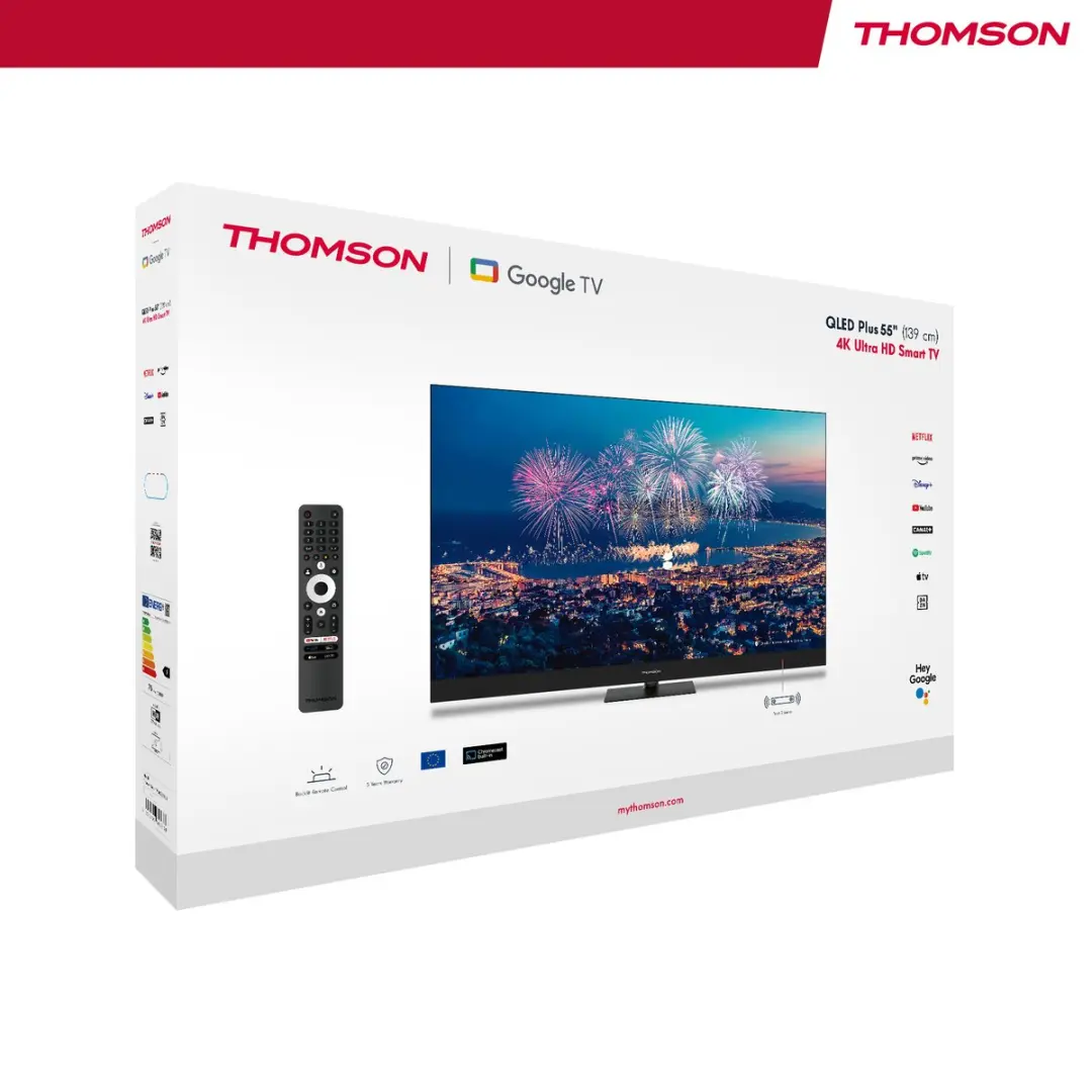 Thomson 55QG6C14 QLED Plus Televisie - 55 inch 4K - afbeelding 4 van 6