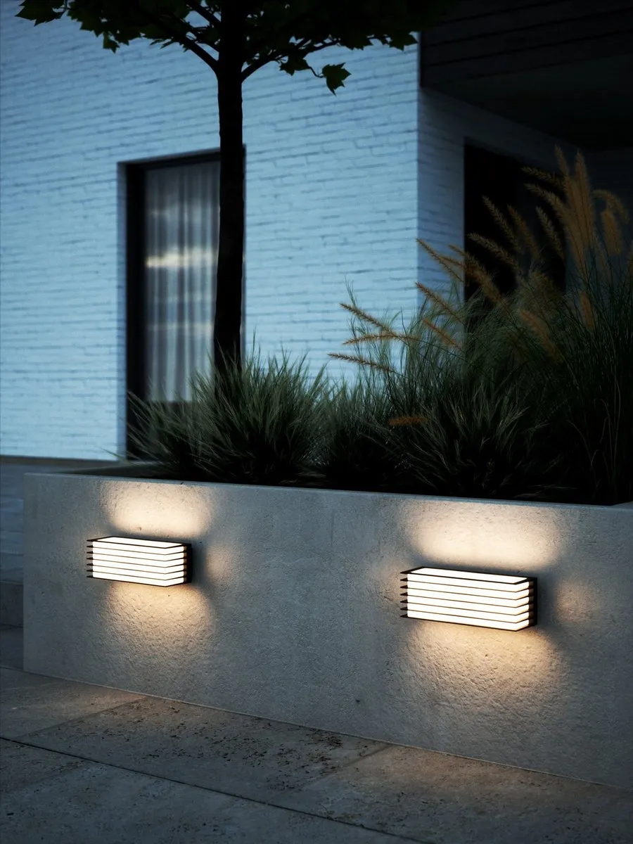Nordlux Fluctus 28 Wandlamp 2xE27 - Zwart