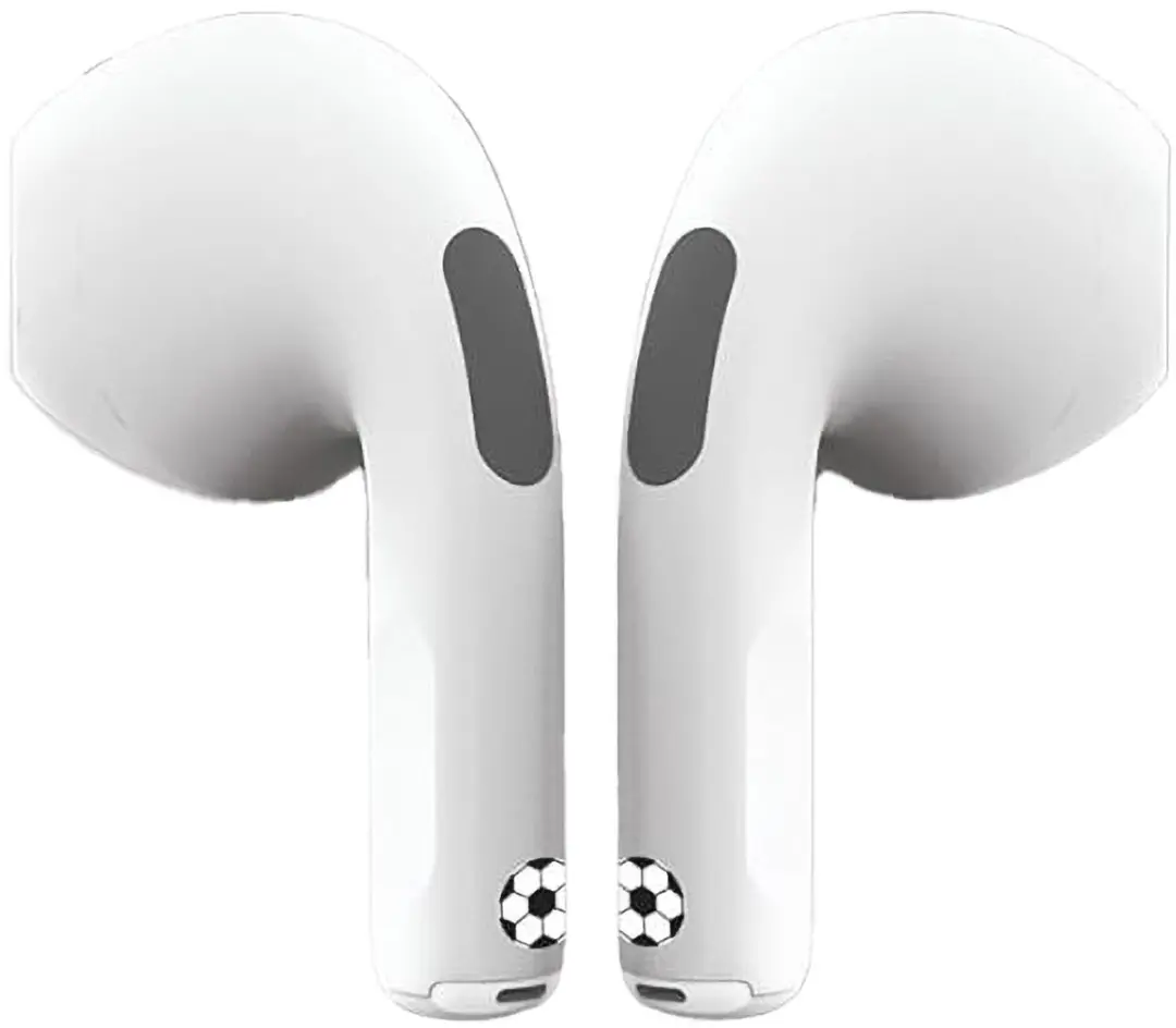 Football Bluetooth oordopjes met oplaad-opbergcase