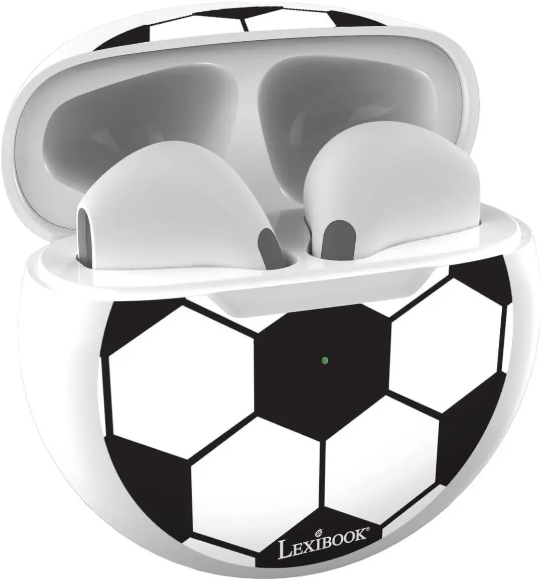 Football Bluetooth oordopjes met oplaad-opbergcase - afbeelding 4 van 6