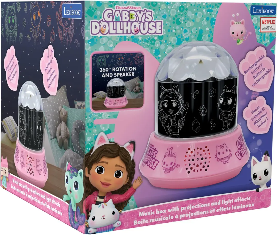 Lexibook Gabby's Dollhouse Nachtlampje met Luidspreker