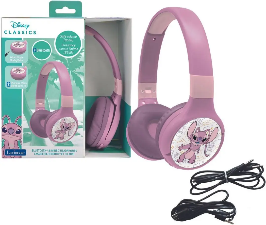Lexibook Angel HPBT010D1 Bluetooth Koptelefoon - Roze - afbeelding 2 van 6