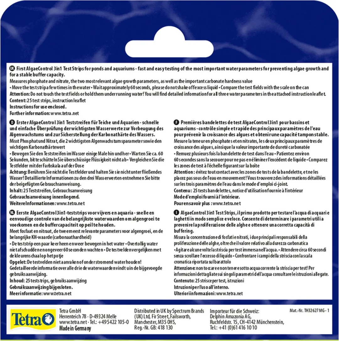 Tetra Test AlgaeControl 3in1
