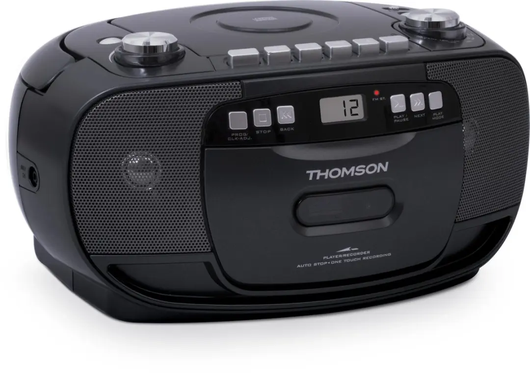 Thomson RK200CD CD-radio met cassettedeck - Zwart - afbeelding 3 van 6