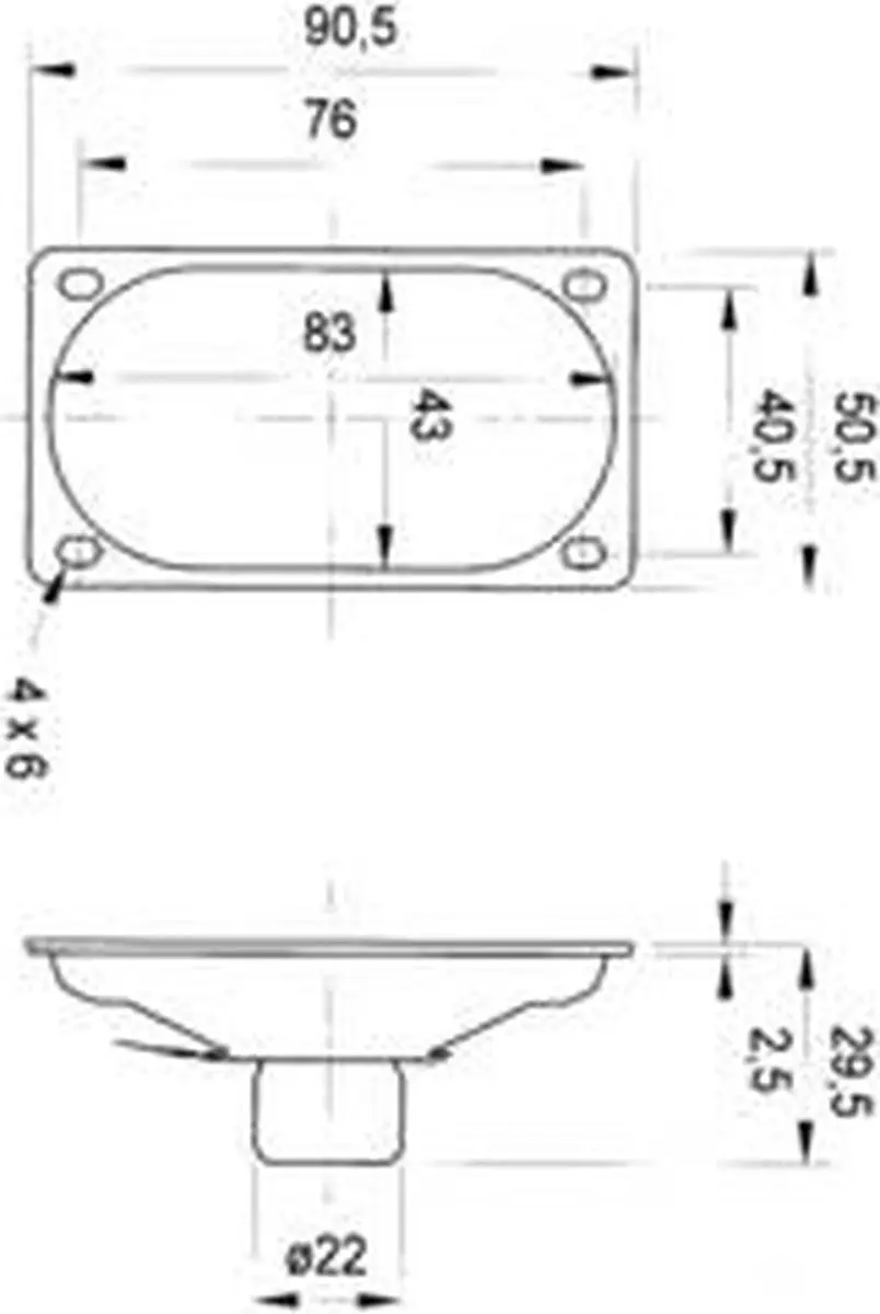 Visaton SC 5.9 ND 8055 breedband-luidspreker - 4 Ohm, 3 W - afbeelding 5 van 6