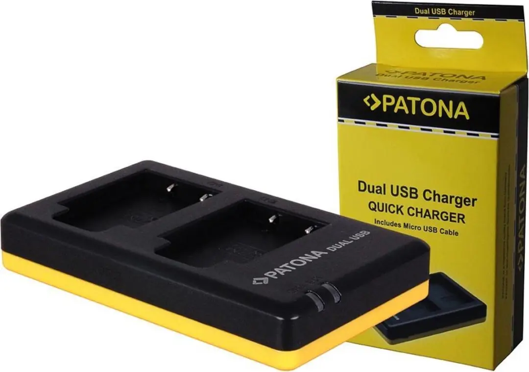 Patona Dual Quick-Charger voor Nikon EN-EL19