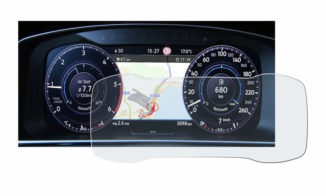 upscreen Screenprotector Golf 7 Active Info 12.3" - Mat - afbeelding 5 van 6