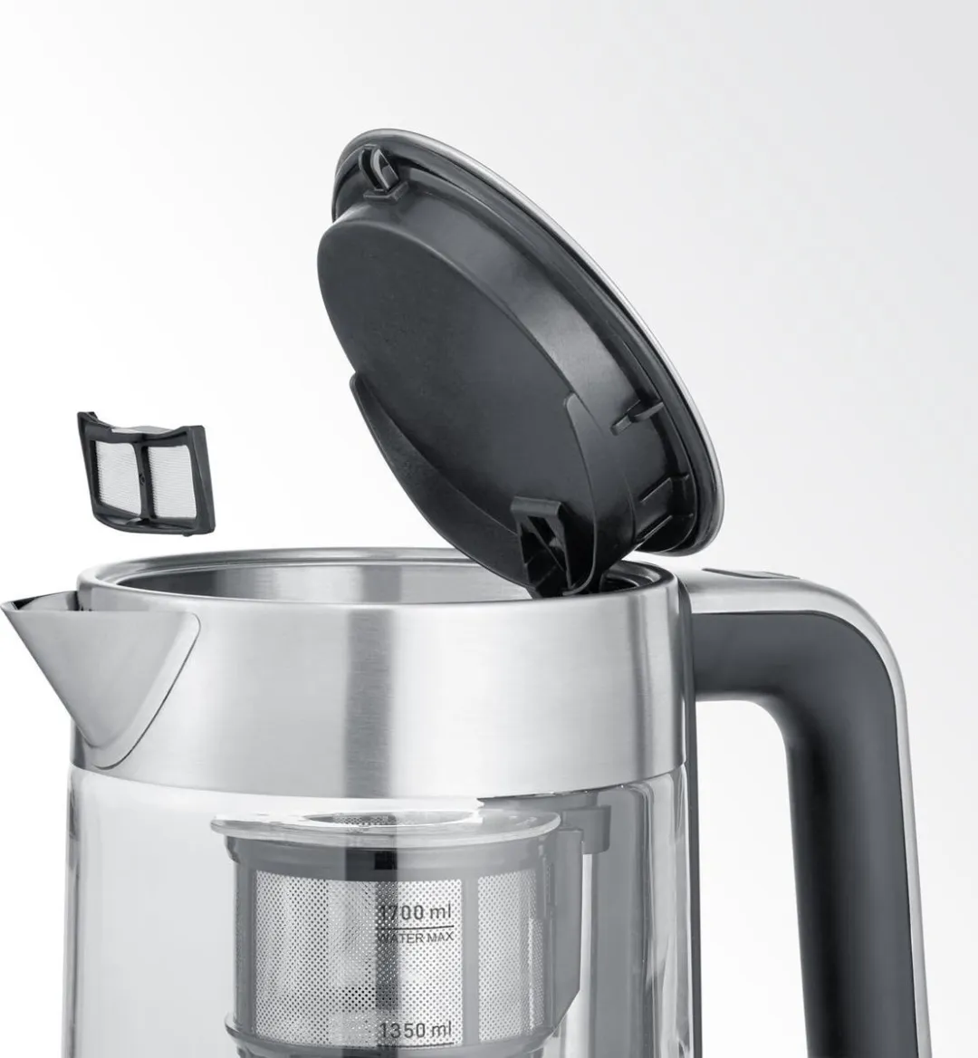 Severin WK 3422 Glazen Waterkoker 1700ml - 3000W - RVS