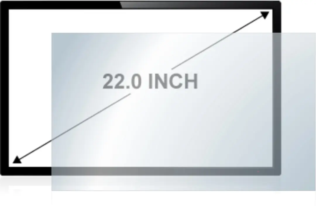 upscreen Screenprotector Touch-Panel 22 inch - Anti-glare - afbeelding 5 van 6