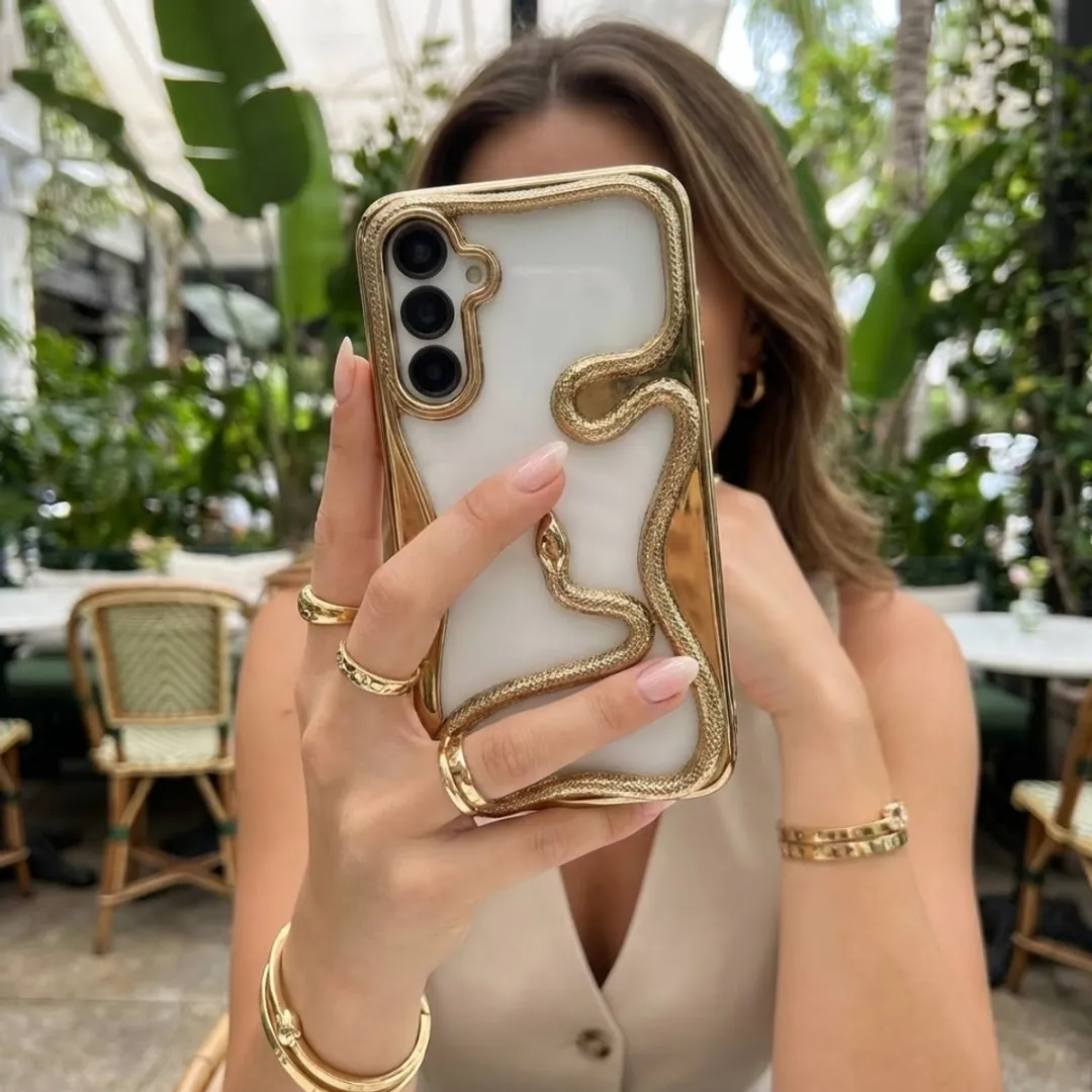 NUVEX Telefoonhoesje Samsung Galaxy A56 - Goudkleurig
