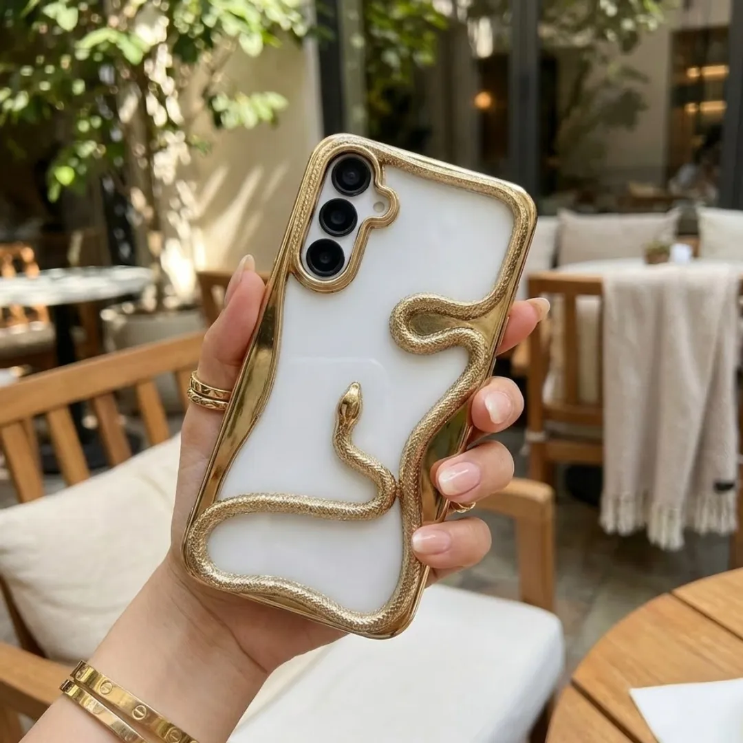 NUVEX Telefoonhoesje Samsung Galaxy A56 - Goudkleurig