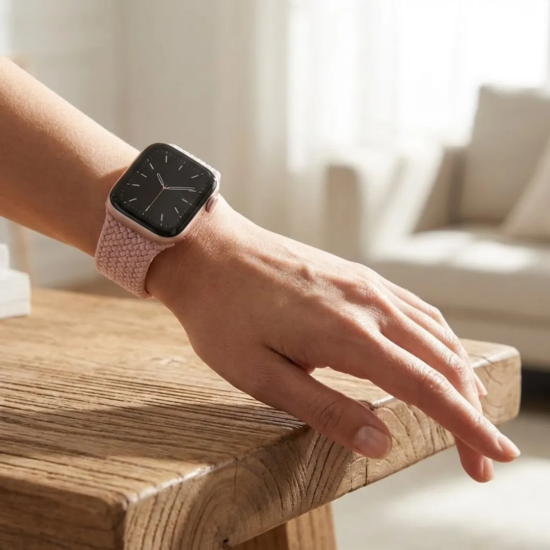 NUVEX Horlogeband Apple Watch 38-42mm - Beige Roze - 2 Stuks
