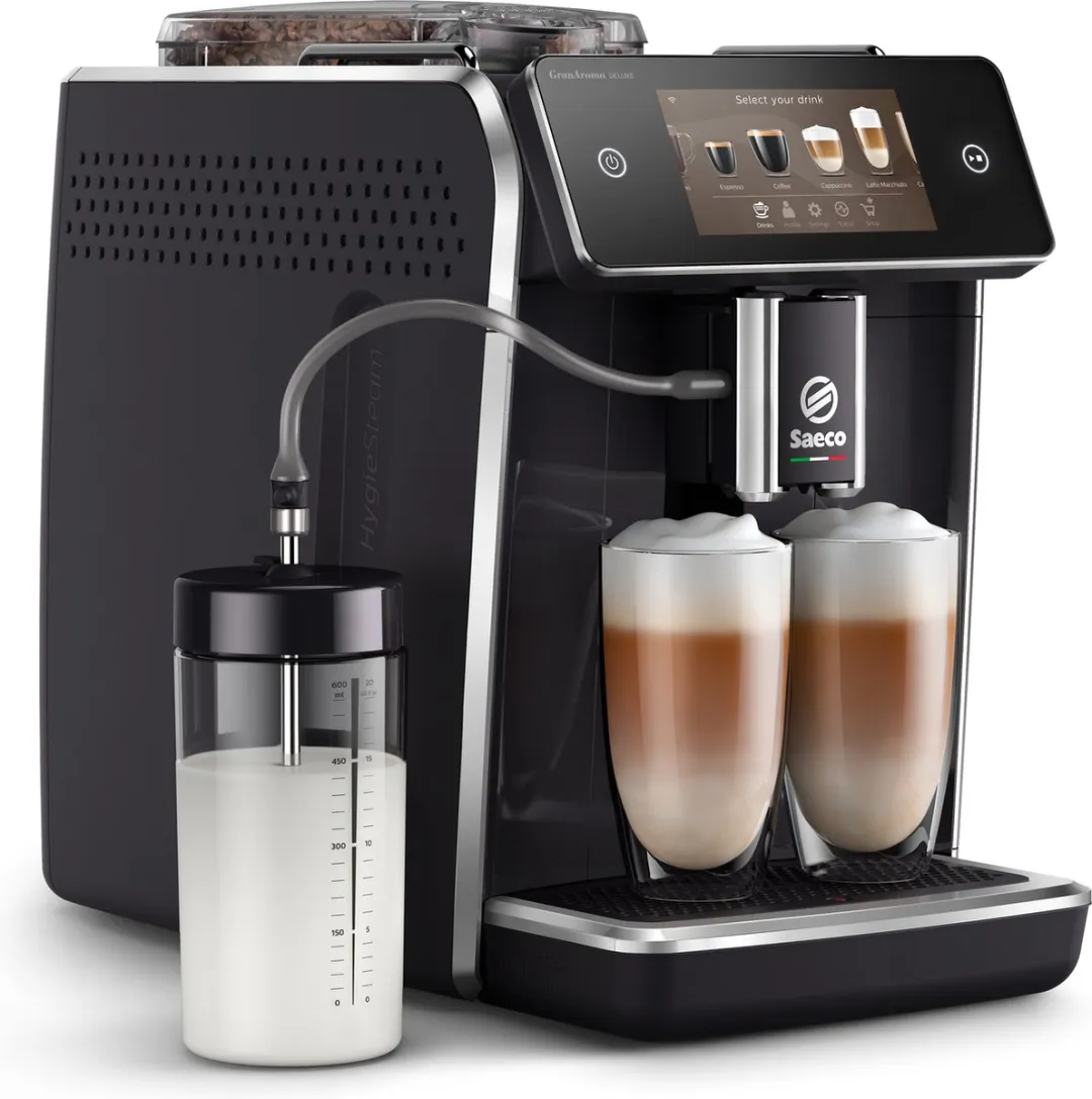 Saeco GranAroma Deluxe SM6680/00 Volautomatische Espressomachine - 18 Drankjes - Grijs