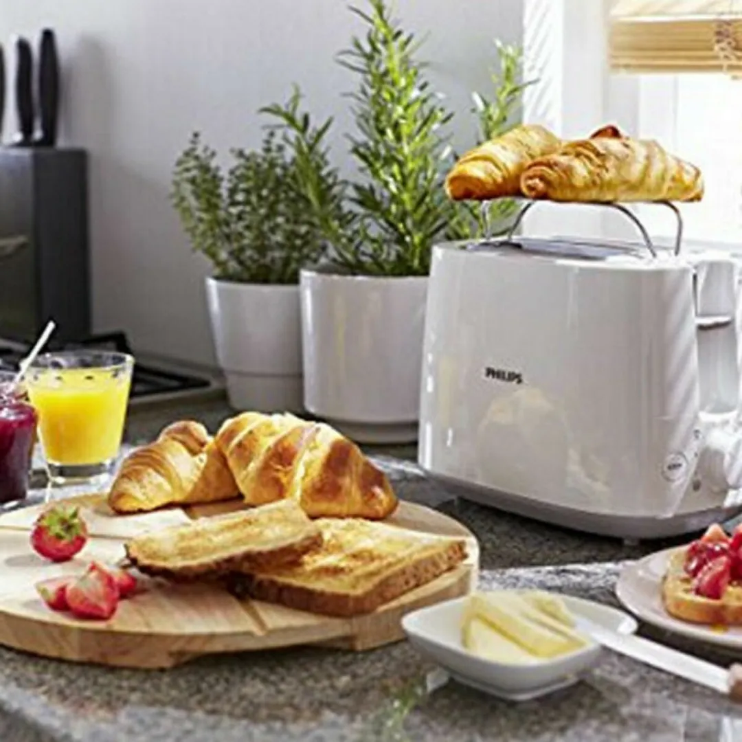 Philips Daily HD2581/00 Broodrooster - 2 Sandwiches - 830W - Wit