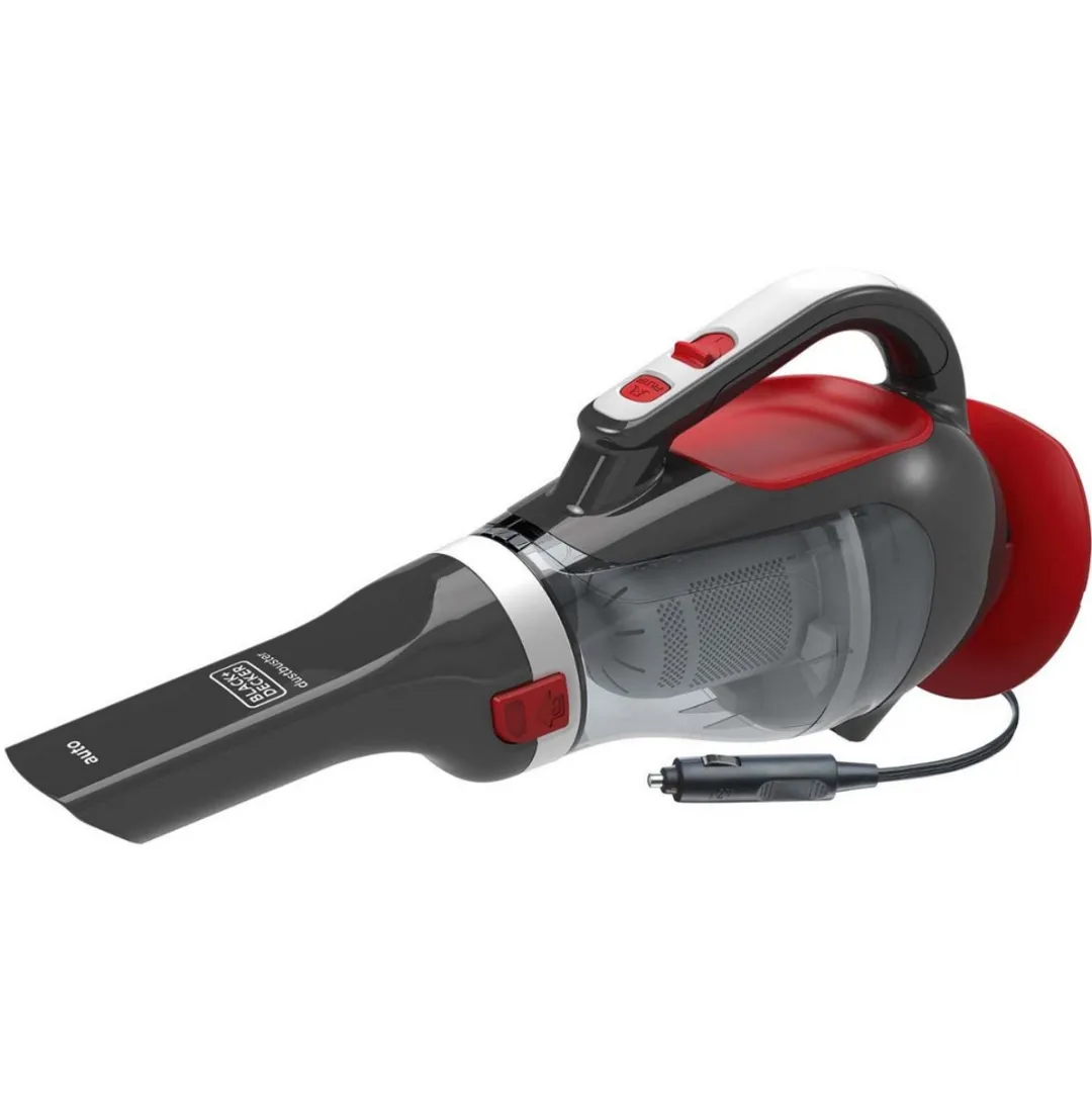 BLACK+DECKER ADV1200 Handstofzuiger - 12.5 Airwatts - Grijs/Rood