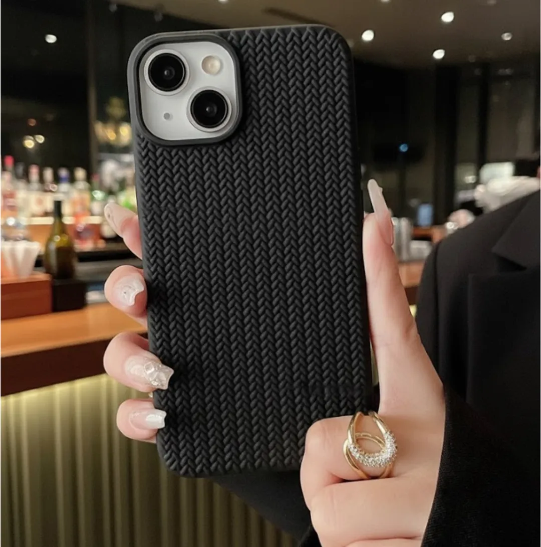 NUVEX iPhone 14 Plus Hoesje Set Grijs/Zwart - Transparant & Gewatteerd