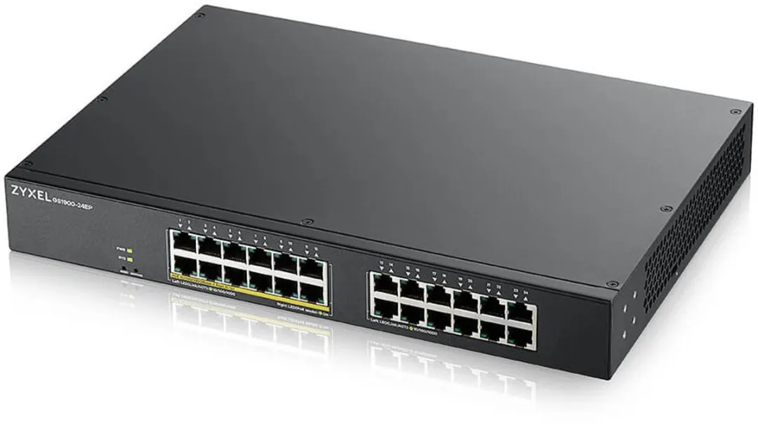 Zyxel GS1900-24EP Switch - 24x PoE 193W - Zwart