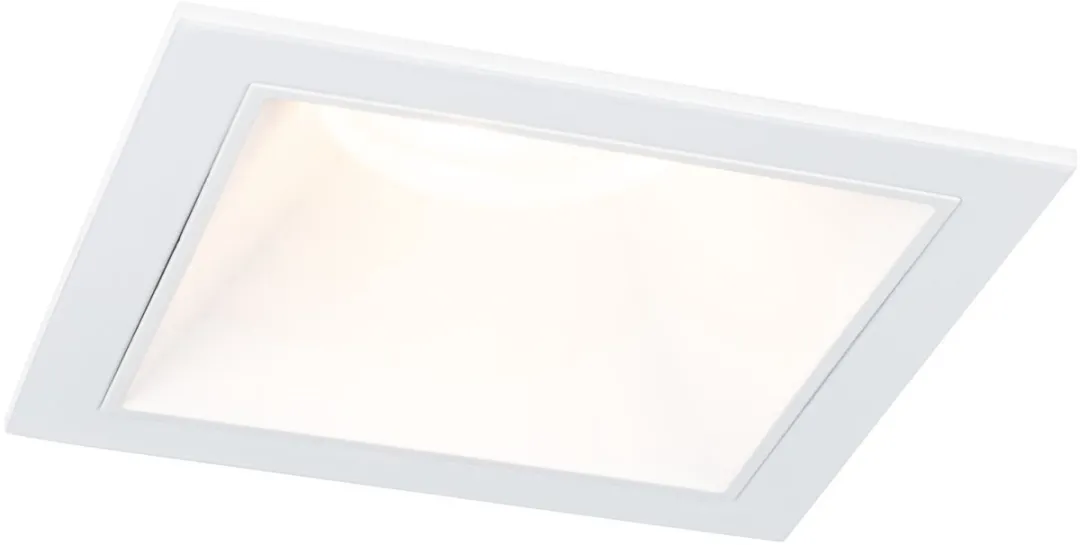 Paulmann LED-inbouwlamp Cole Coin 6W 470lm 2700K IP44 - 88x88mm Wit