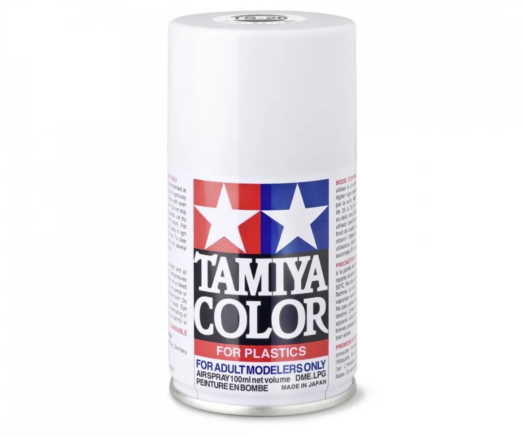 Tamiya Acryl Spray TS-26 Wit Gloss 100ml