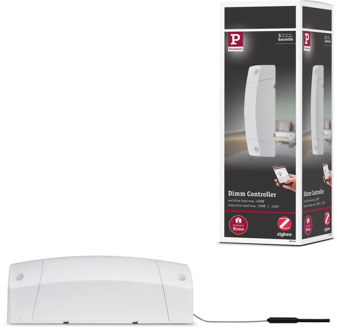 Paulmann Cephei Zigbee Controller 400W - Wit/Grijs