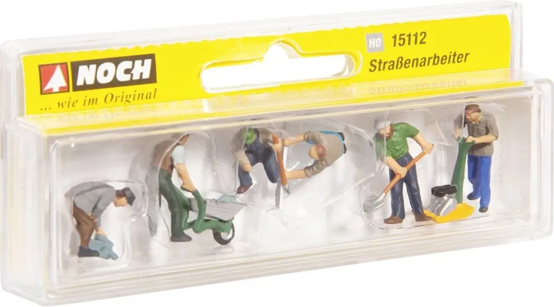 Noch Wegwerkers Figuur Schaal H0 - Multicolor