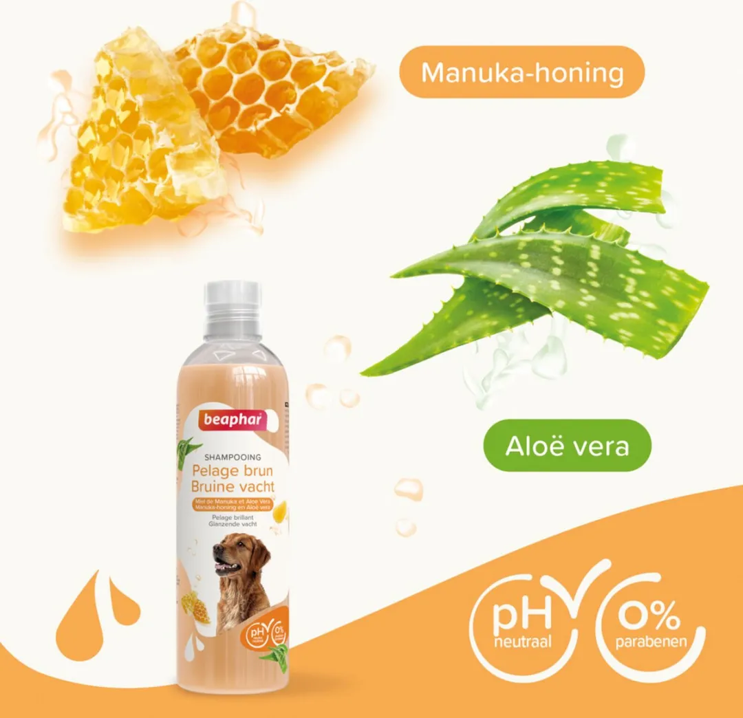 Beaphar Shampoo Bruine Vacht Hond 250ml