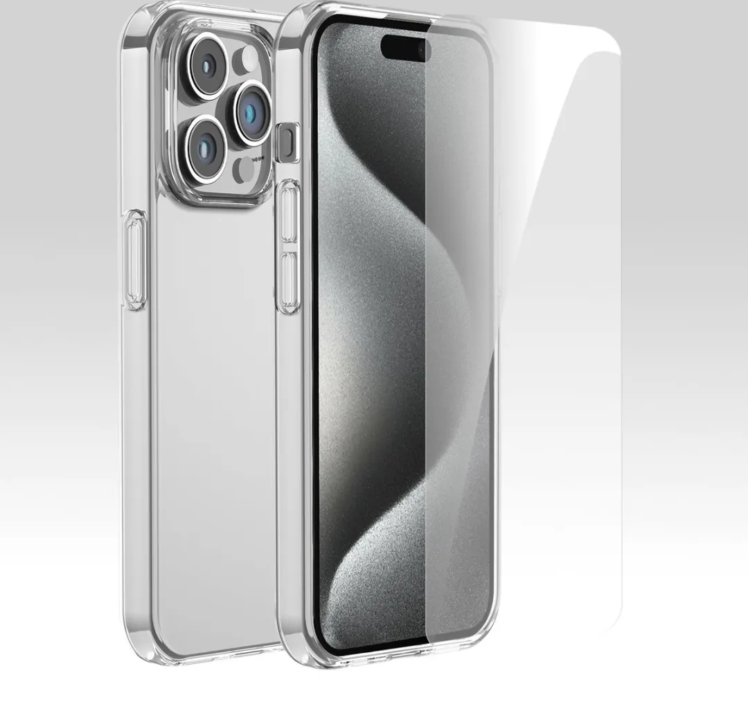 NUVEX iPhone 15 Pro Max Telefoonhoesje - Transparant