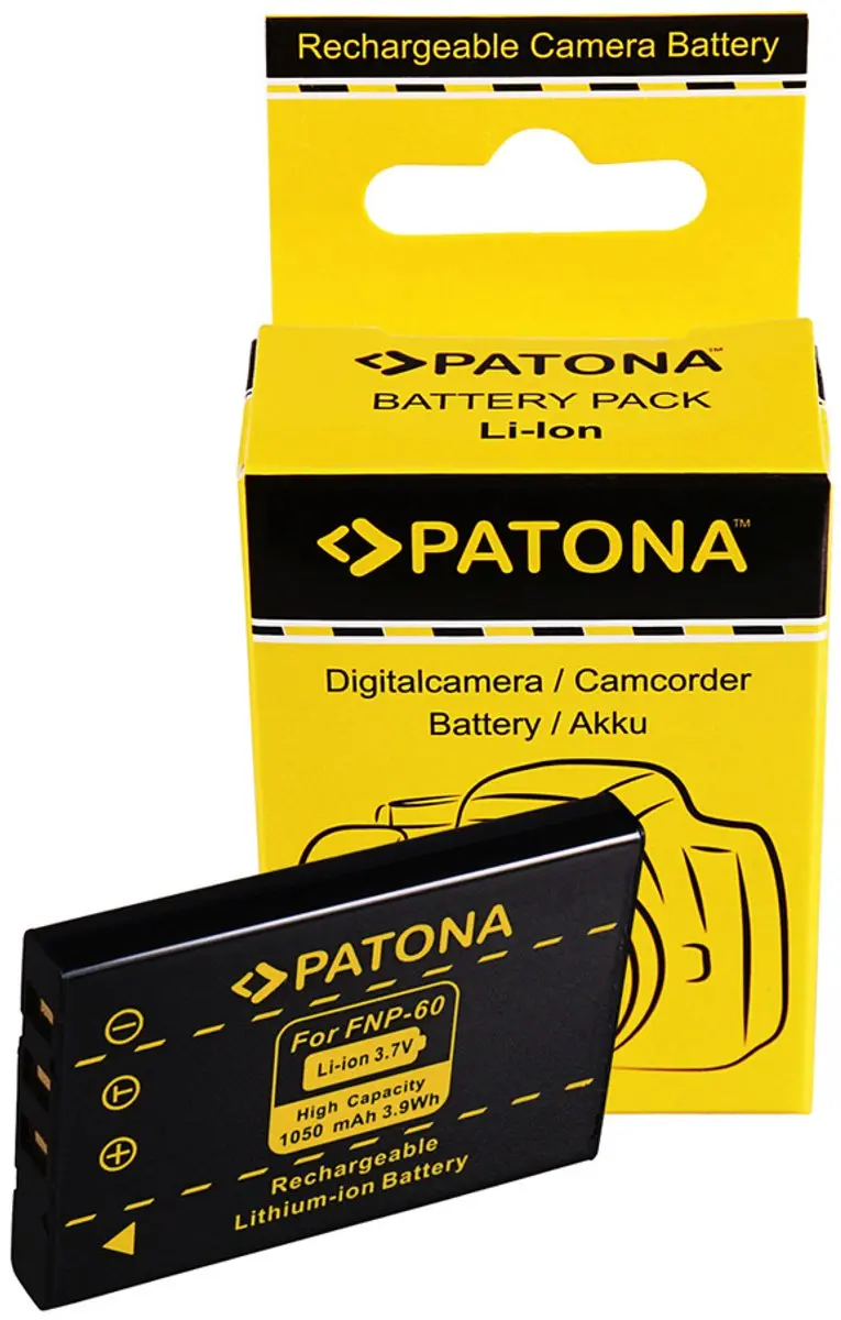Patona NP-60 Accu 1050mAh - afbeelding 5 van 6