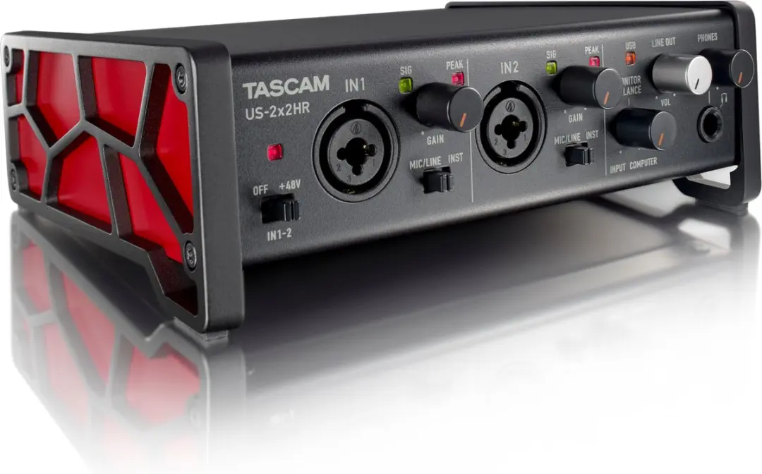 Tascam US-2x2HR USB Audio Interface - afbeelding 4 van 6