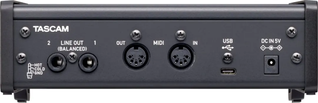 Tascam US-2x2HR USB Audio Interface - afbeelding 6 van 6