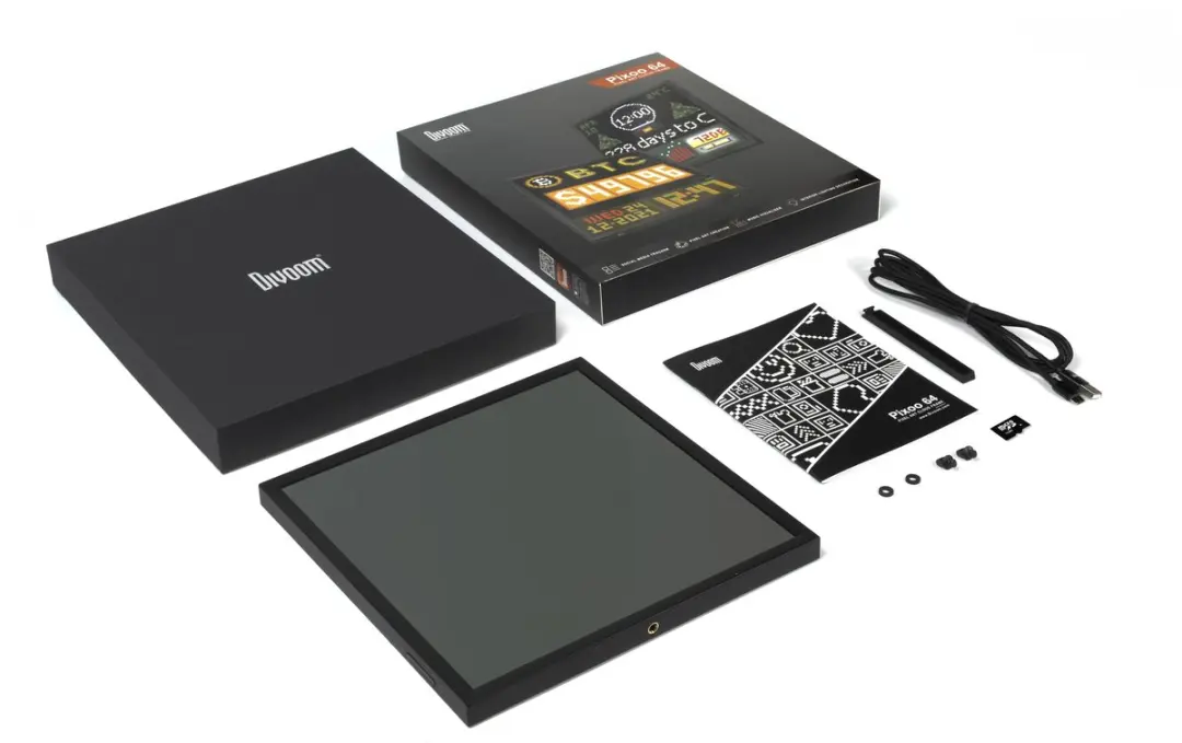 Divoom Pixoo-64Ⅱ Pixel Art Display - Zwart - afbeelding 6 van 6