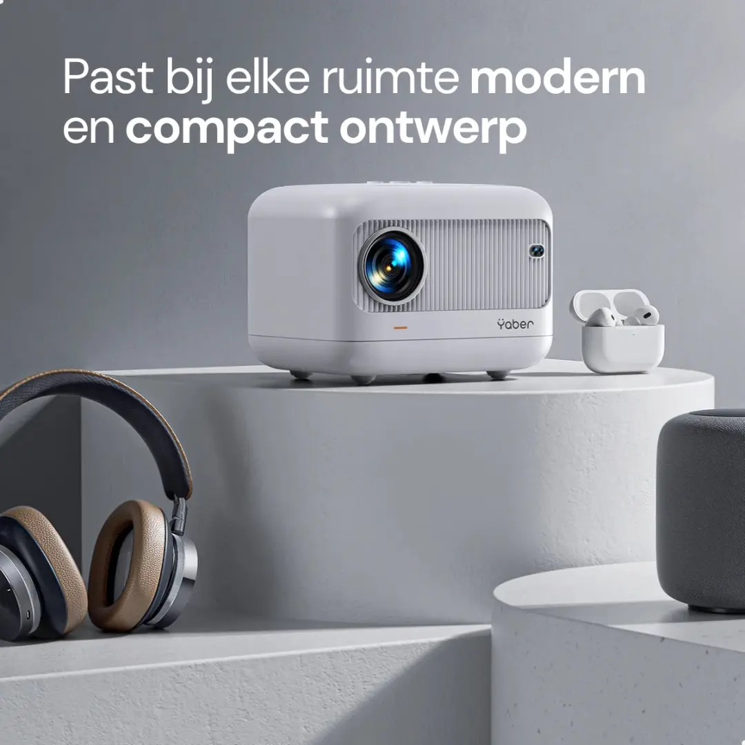 Yaber L1 w Beamer - 200 lm - Wit - afbeelding 5 van 6