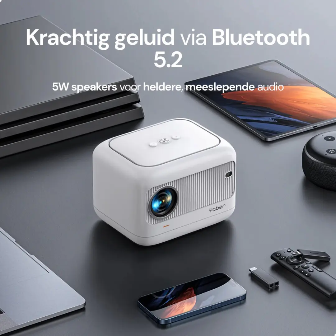 Yaber L1 w Beamer - 200 lm - Wit - afbeelding 3 van 6