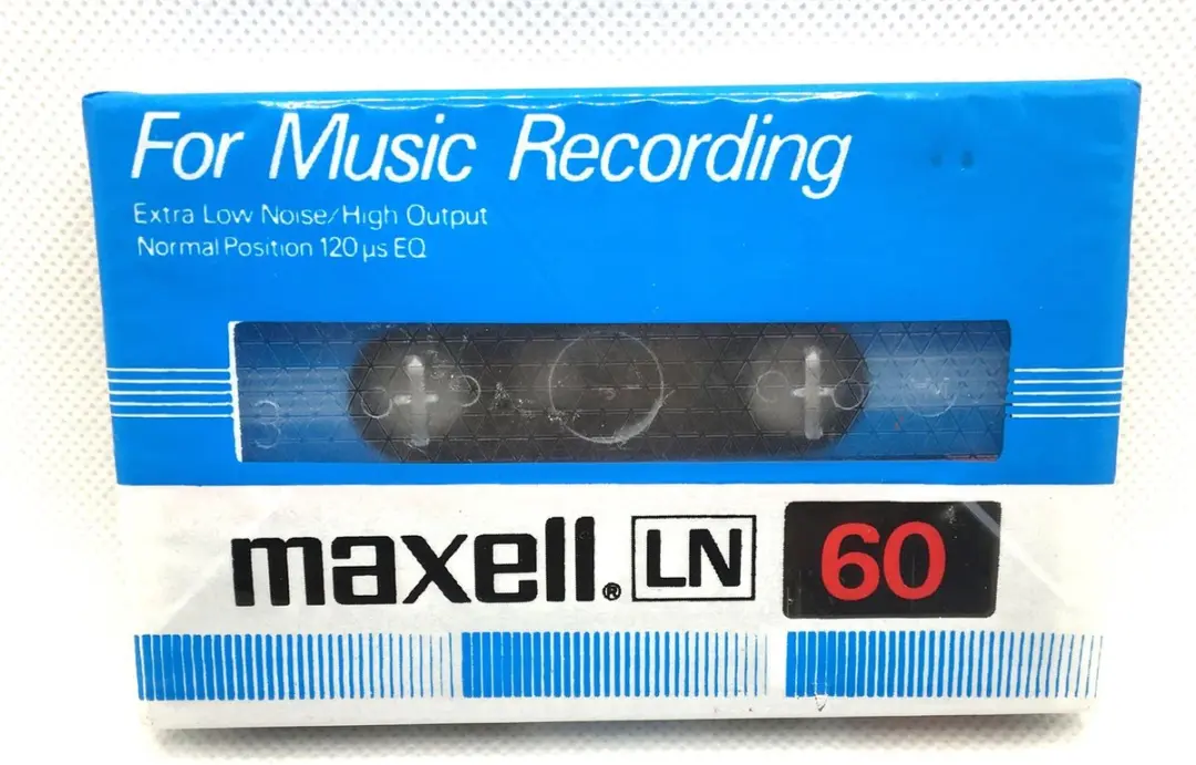 Maxell LN 60 Audio Cassette / Uiterst geschikt voor alle opnamedoeleinden / Seal
