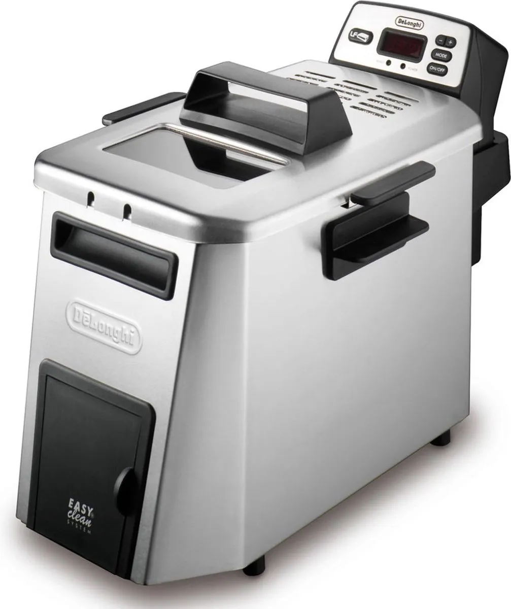 De'Longhi F24518CZ Frituurpan 2000W 3.5L - Zwart/Roestvrijstaal