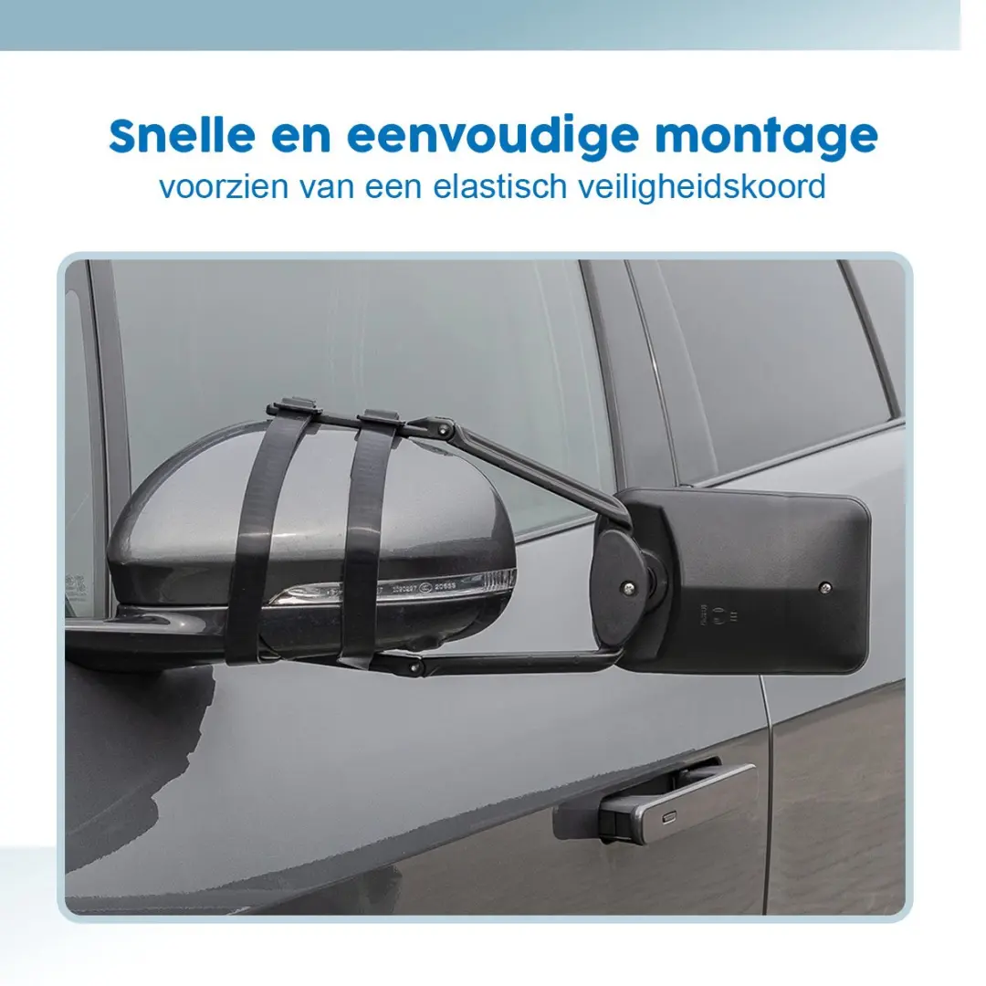 ProPlus Opzetspiegel Duo B-12-2 - Zwart - afbeelding 5 van 6