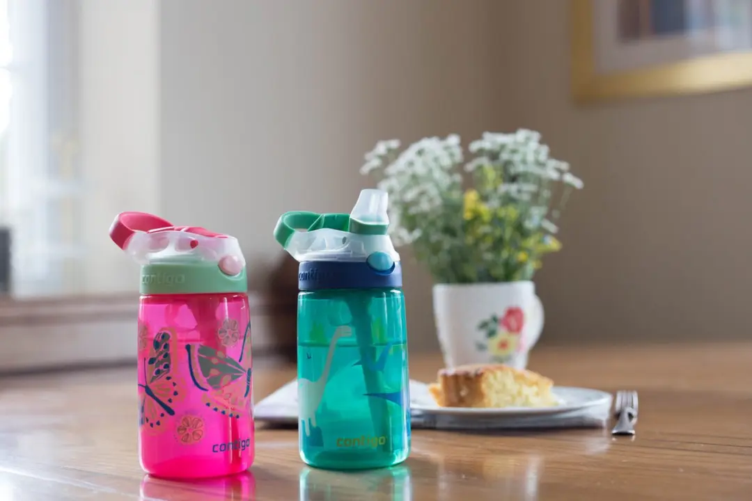 Contigo Gizmo Flip Kinderdrinkfles 420ml - Green Jungle Dino - afbeelding 3 van 6