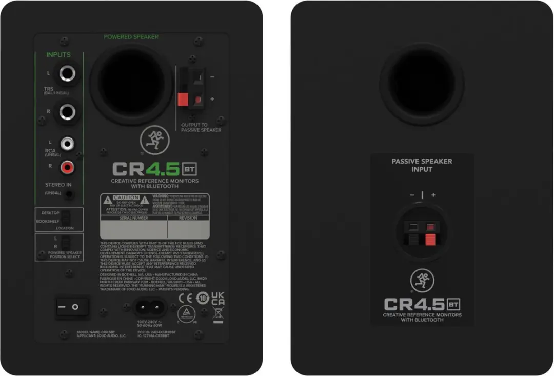 Mackie CR4.5BT Actieve Studiomonitor - Zwart - afbeelding 3 van 5