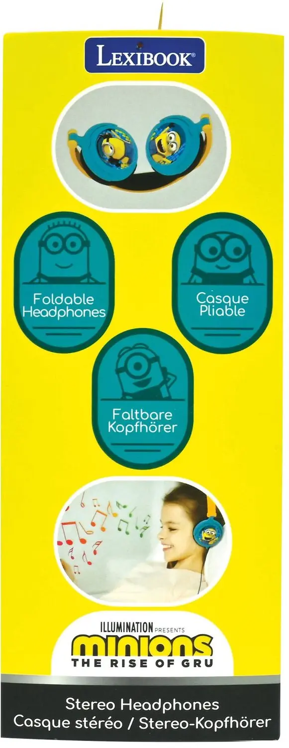 Lexibook Minions HP010DES Koptelefoon - Blauw - afbeelding 6 van 6
