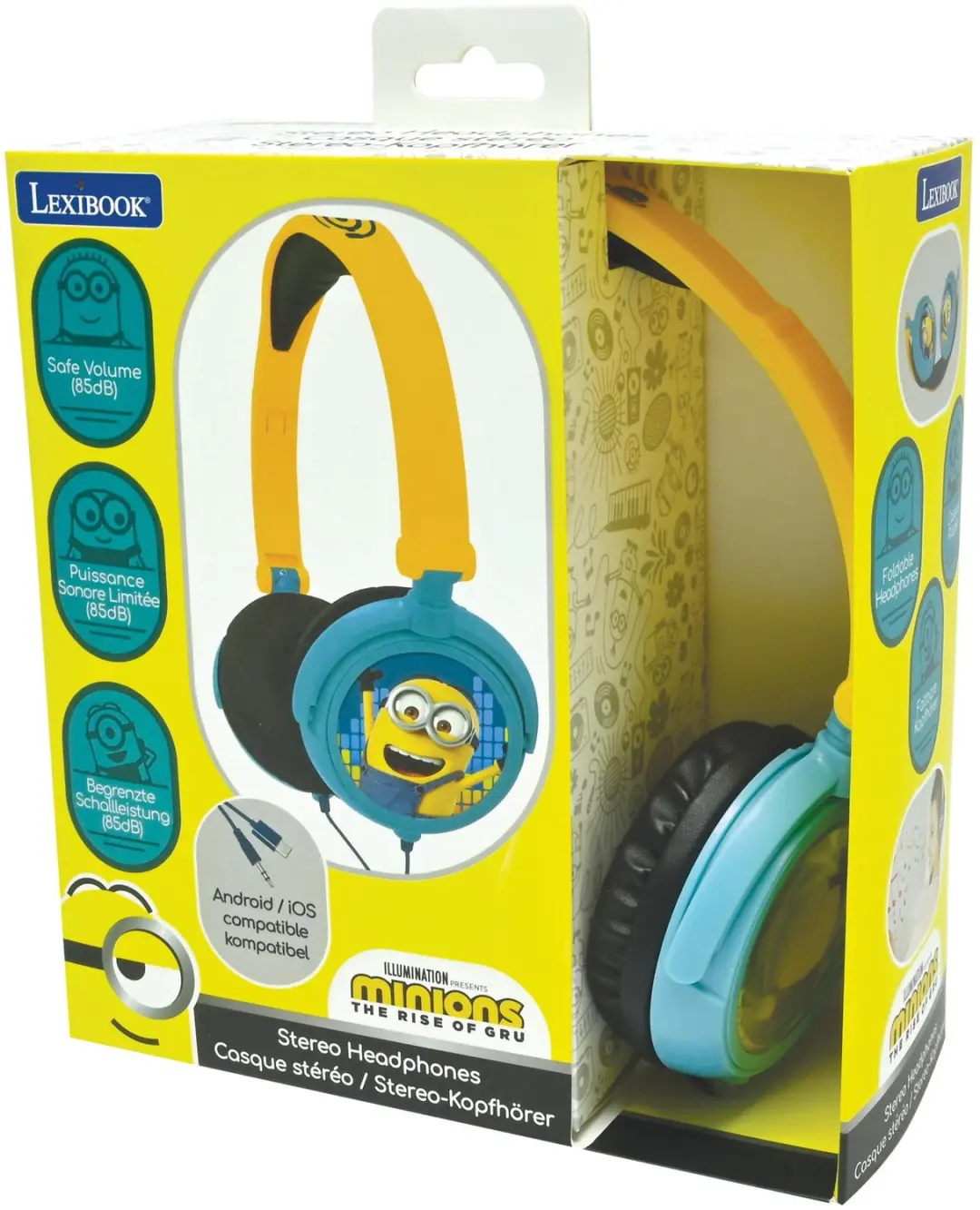 Lexibook Minions HP010DES Koptelefoon - Blauw - afbeelding 5 van 6