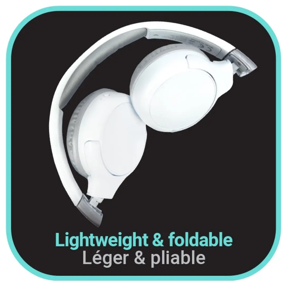 Lexibook HPBT010S 2-in-1 Bluetooth Koptelefoon - Wit/Zilver - afbeelding 6 van 6
