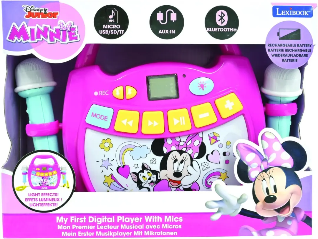 Lexibook Minnie Mouse Bluetooth Luidspreker MP320MNZ - afbeelding 4 van 6