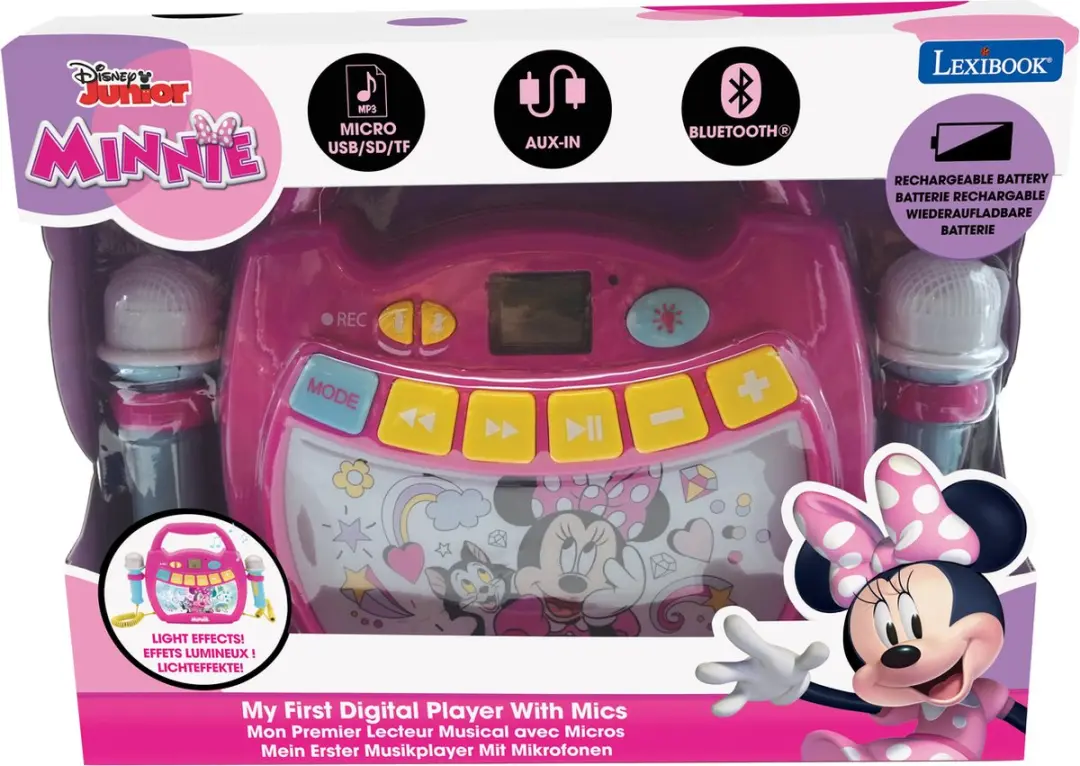 Lexibook Minnie Mouse Bluetooth Luidspreker MP320MNZ - afbeelding 2 van 6