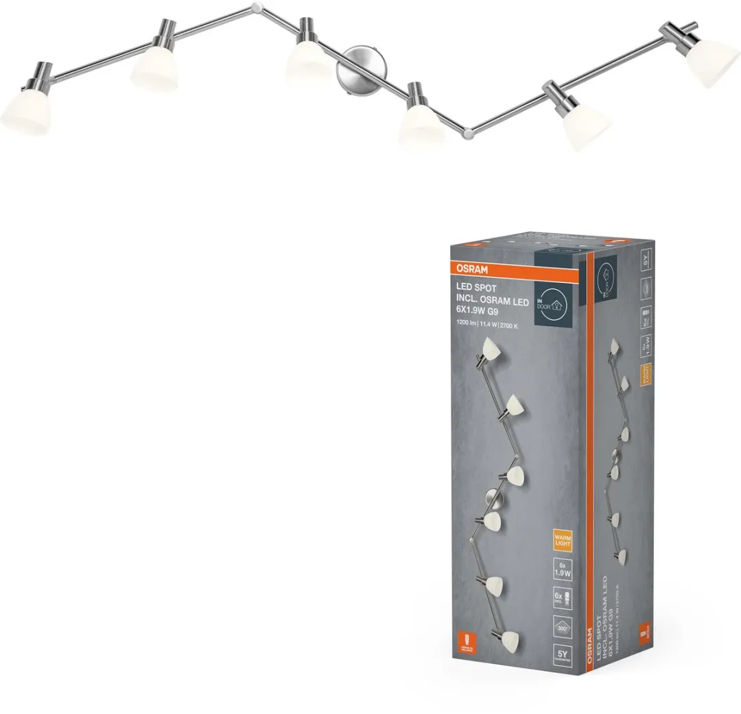 Osram LED Spot G9 6x1.9W 2700K
