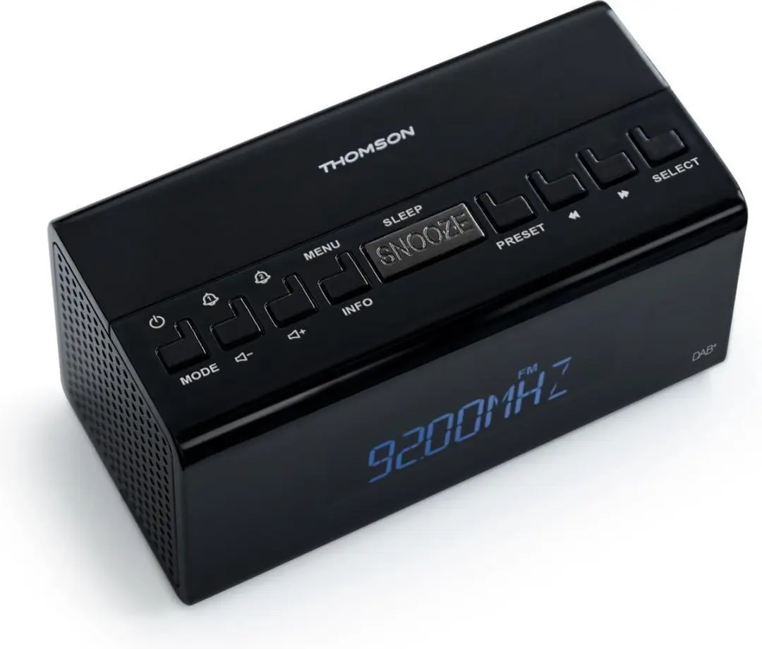 Thomson CR50DAB DAB+ Wekkerradio - Zwart - afbeelding 2 van 4